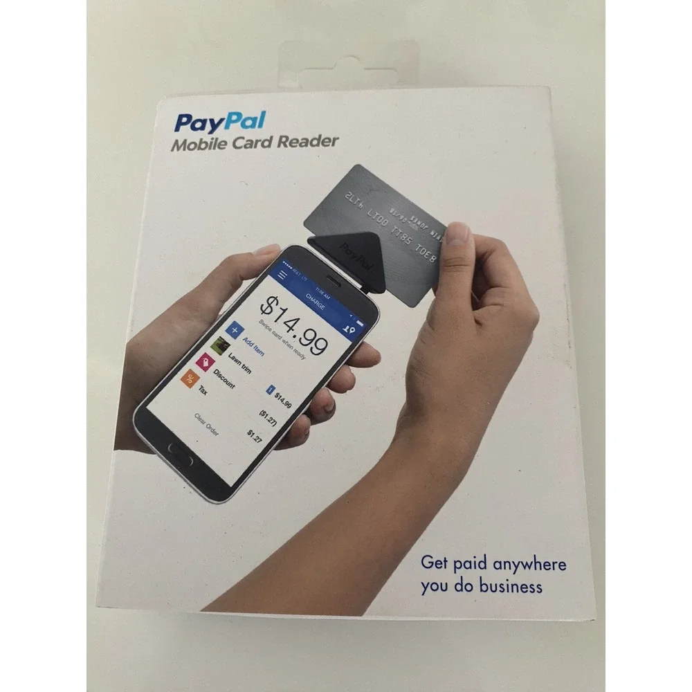 PayPal Mobile Credit‎ Card Reader MasterCard Visa Discover American Express NIB